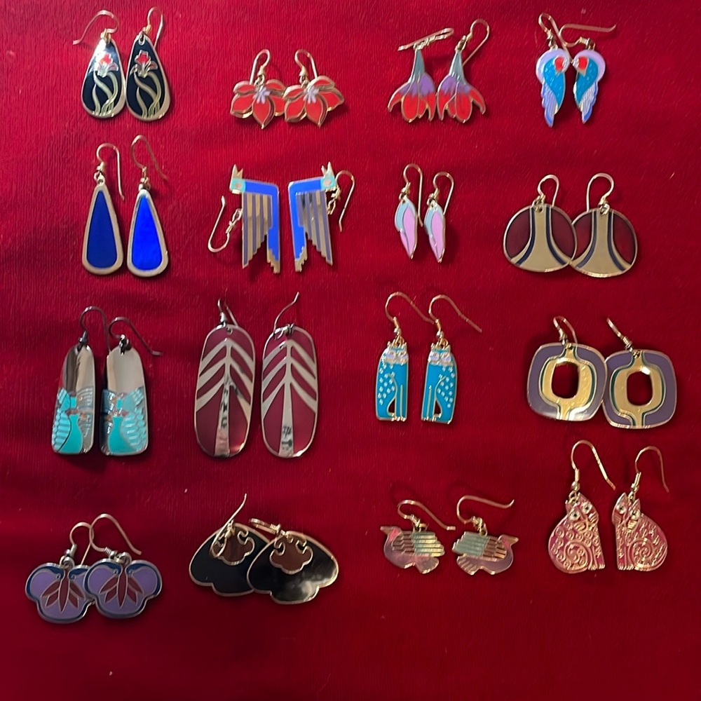 Vintage Laurel Burch Earrings and Misc. All for one price.